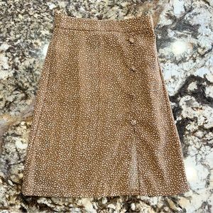 NWT Bailey’s Blossom Leopard Print Skirt